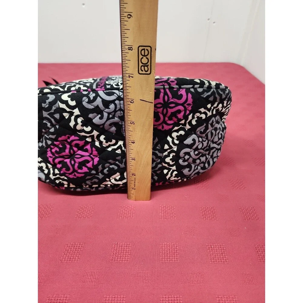 Vera Bradley Crossbody Bag  Canterbury Magenta Top Zip Adjustable Strap Retired